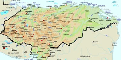 Kart Honduras və qonşu ölkələr