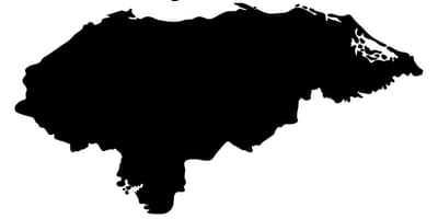 Kart Honduras vektor xəritəsi 