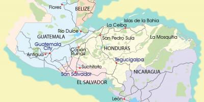 Kart москитии Honduras